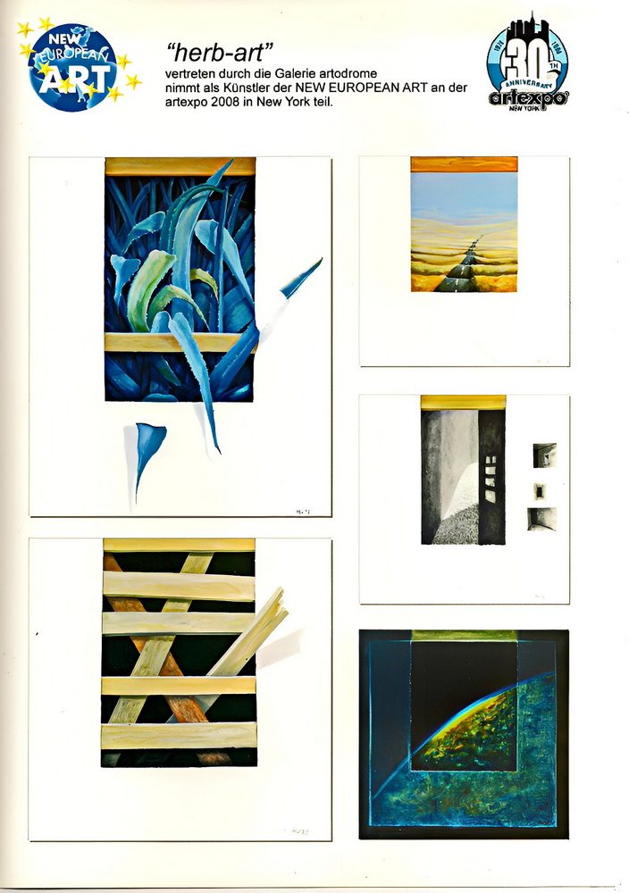 Ein Flyer für die artexpo New York