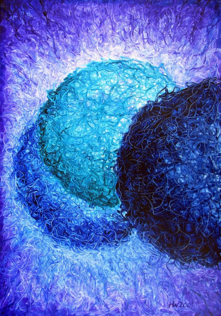 Nucleus 02 Variation eines Zellkerns mit stärker betonter innerer Energie