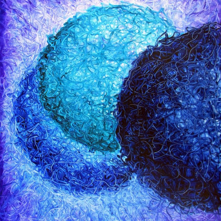 Nucleus 02 Variation eines Zellkerns mit stärker betonter innerer Energie